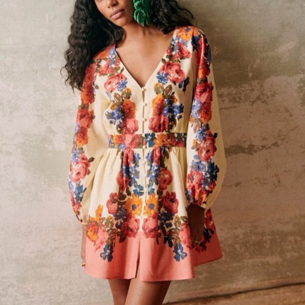 Sezane Amore dress - Octobre Flowers - size 36 (US 4)